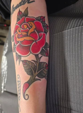 Featured tattoo by Parris